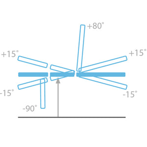 Seers CLINNOVA Versa Pro Medical Couch Positive & Negative Trendelenburg Tilt to +/- 15°
via Digital Display Handset