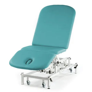 Seers Therapy Bariatric 3 Section Couch  retractable wheel design