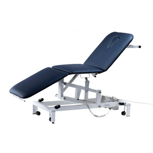 Stabil Komfort 3-Section Treatment Table  charcoal raised sitting position lowered bottom section