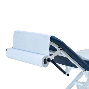 Stabil Komfort 3-Section Treatment Table roll holder in use