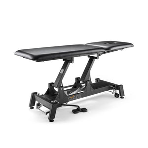 Stabil Pro 2-Section Treatment Table- Black lying down position high
