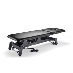 Stabil Pro 2-Section Treatment Table- Black lying down position low