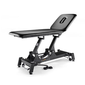 Stabil Pro 2-Section Treatment Table- Black for professional, chiropractor and physio clinics