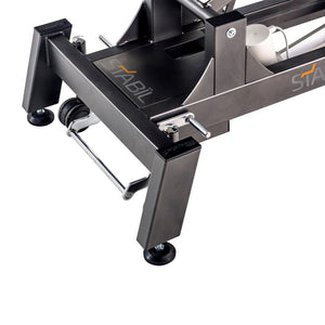 Stabil Pro 3-Section Treatment Table Black foot front view