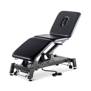 Stabil Pro 3-Section Treatment Table Black for professional, chiropractor and physio clinics