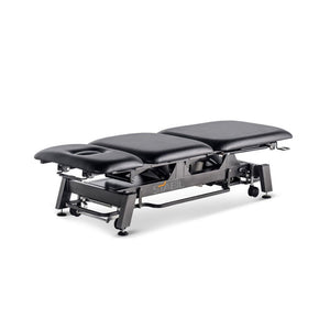 Stabil Pro Shorthead 3-Section Electric Treatment Table- Black 4 lying down position low height
