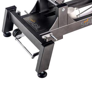 Stabil Pro Shorthead 3-Section Electric Treatment Table- Black foot side view