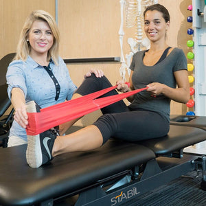 Stabil Pro Shorthead 3-Section Electric Treatment Table- Black in use 2