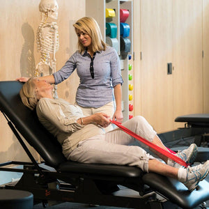 Stabil Pro Shorthead 3-Section Electric Treatment Table- Black in use 5