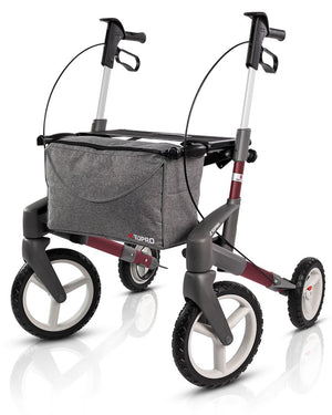 TOPRO Troja Olympos ATR with off road wheels wine red colour