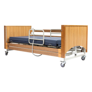 Alerta Lomond Rotate-Stand-Up Hi-Lo 4 Section Profiling Bed Memory Foam mattress Hospital Patient Ulcer Prevention full view