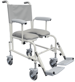 Prism Medical | Freeway Height Adjustable Shower Commode Chair | Antimicrobial Protection