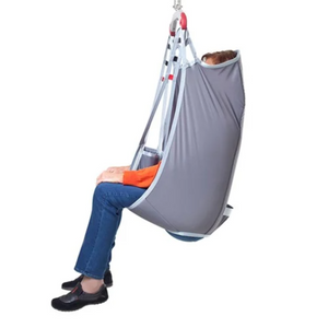 Etac | Elevate Comfort with Molift EvoSling HighBack Net Versatile Sling for Full Back Support, Head Comfort, and Easy Lifts back view