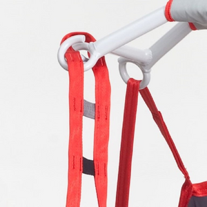 Etac | Molift RgoSling Medium Back Padded High-Quality 4-Point Sling for Users with Head Control, Ideal for Home Care and Institutions straps