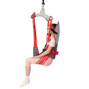 Etac | Enhance Comfort and Safety with RgoSling Toilet HighBack Exceptional Trunk Support Secured by Double Belt-Buckles Flexible Leg Supports child patient using