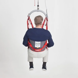 Etac | Enhance Comfort and Safety with Molift RgoSling Toilet Innovative Trunk Support and Adjustable Features for Optimal User Experience  back view