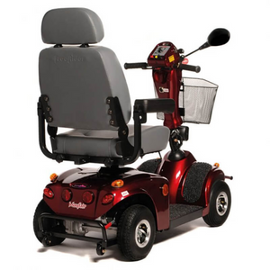 Freerider | Discover Comfort and Style with the Mayfair Lite Mobility Scooter | A Top Choice in the UK with Adjustable Seat, Tiller, and Powerful Motors back view
