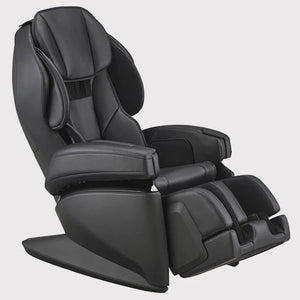 oblique view of lack Fujiiryoki JP-1100 Zero Gravity Electric Massage Chair
