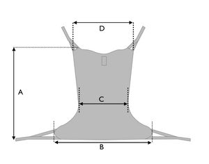 Invacare | Comfort In Situ Sling XXL diagram