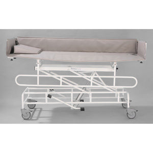 Prism Medical | Freeway Height Adjustable Shower Trolley | For Care Environments | Antimicrobial