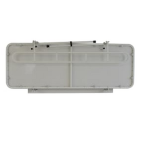 Prism Medical | Freeway Wall Mounted Changing Table Comfort, Versatility, and Hygiene folded view