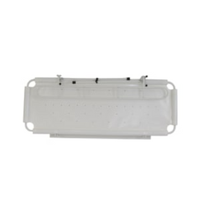 Prism Medical  Enhanced Comfort and Safety Freeway Wall Mounted Shower Stretcher with Padded Roll Edge folded