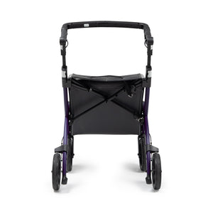 Rollz Flex 2 Rollator purple rear view