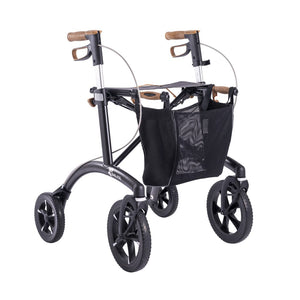 Rollz | Saljol Allround Rollator A Stylish and Versatile Off-Roader with Superior Maneuverability black