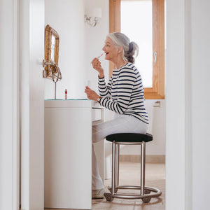Saljol | Spa Anthracite Shower Stool Shower Safely and Stylishly | Independence and Comfort in Your Bathroom Experience used for other purpose