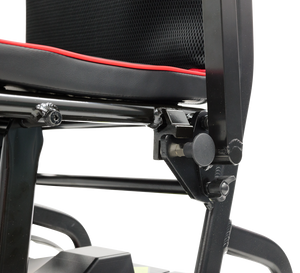 Scooterpac |  Revolutionize Your Mobility with the Feather Fold Folding Mobility Scooter release handle