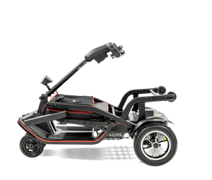 Scooterpac |  Revolutionize Your Mobility with the Feather Fold Folding Mobility Scooter down folding