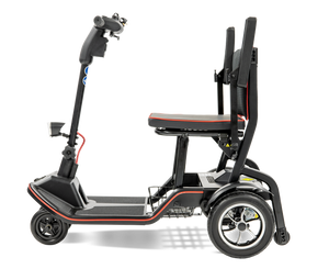 Scooterpac |  Revolutionize Your Mobility with the Feather Fold Folding Mobility Scooter side view