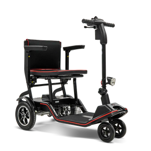 Scooterpac |  Revolutionize Your Mobility with the Feather Fold Folding Mobility Scooter side view
