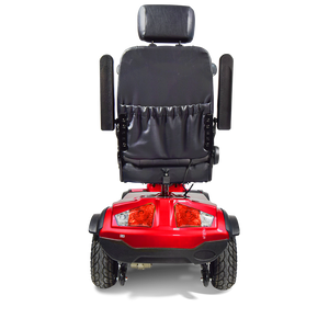 Scooterpac Ignite Mini 8 MPH Mobility Scooter Your Ticket to Supreme Comfort and Confidence on the Road Ultimate Personal Mobility Solution red back side