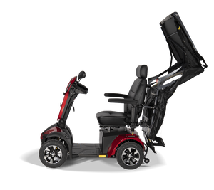 Scooterpac Universal Foldaway mobility scooter Canopy. automated Rain protection opening up and over