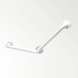 AKW 135Degree Angled Grab Rail 1400 Series White