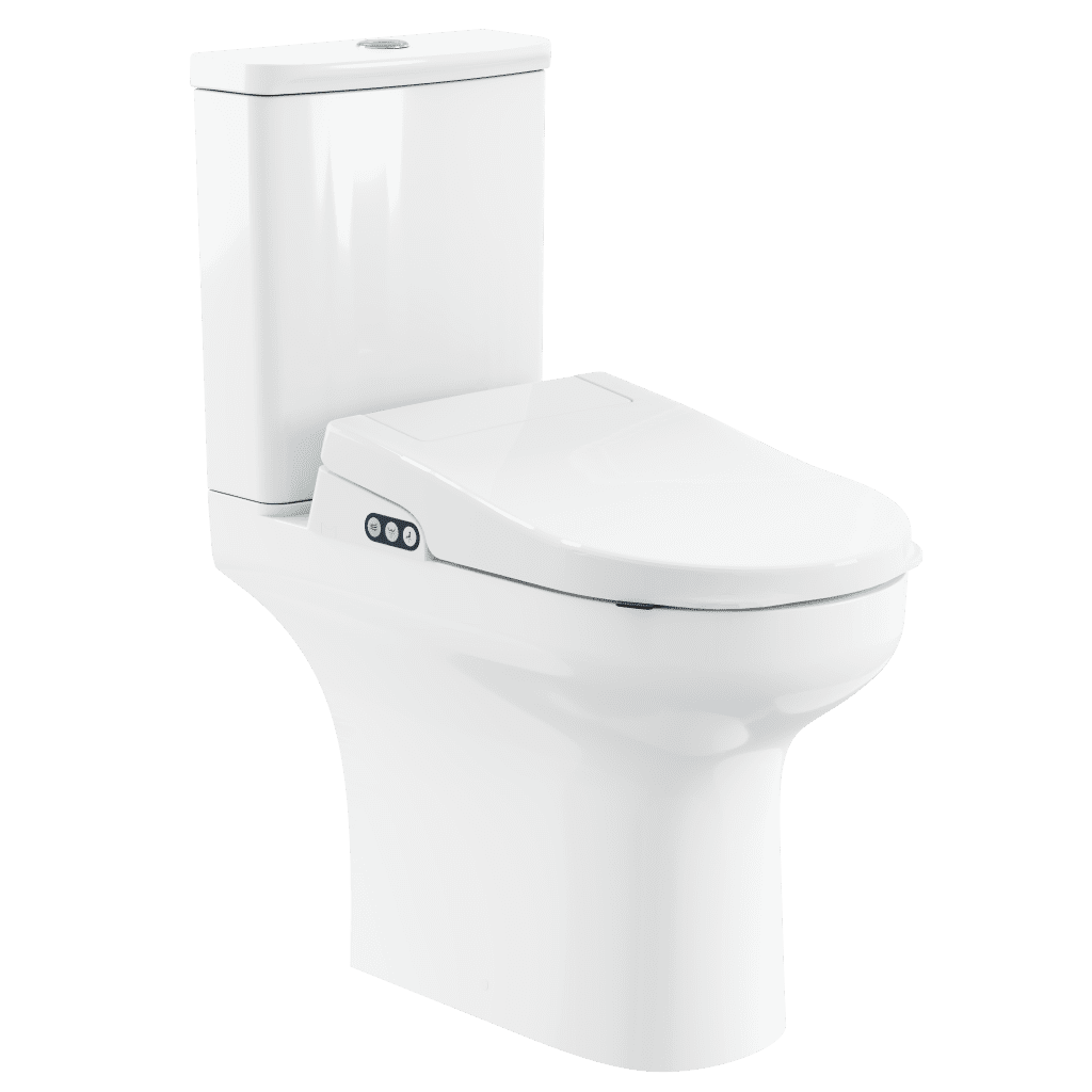 AKW Closed Coupled Bidet Covered