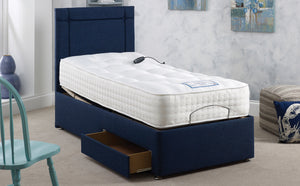 Adjust-A-Bed Pure 2000 Adjustable Electric Bed Frame With Orthopaedic 2000 pocket spring Mattress