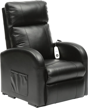 Black PU Aidapt Daresbury Rise and Recline Chair | Electric Recliner Chair for the Elderly and Disabled