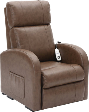 Nutmeg PU Aidapt Daresbury Rise and Recline Chair | Electric Recliner Chair for the Elderly and Disabled