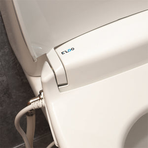 Close up of Aidapt | E Loo | Soft Closing Toilet Seat with Bidet Cleaning | Warm Air Dryer, Night Light, Heated Comfort, and Anti-Bacterial UV Protection for Ultimate Hygiene