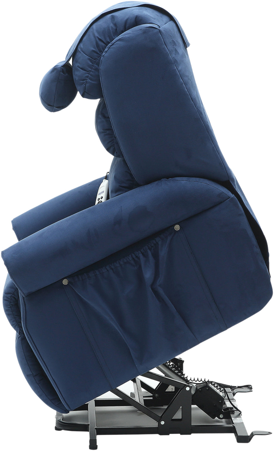 Blue Aidapt Sandfield | Rise and Recline Dual Motor Armchair side view