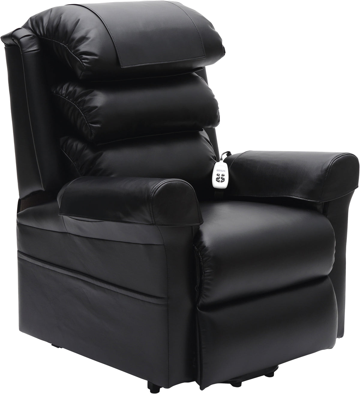 Black Aidapt Walmesley, Electric Dual Motor Rise &amp; Recline Chair, For Elderly and Disabled