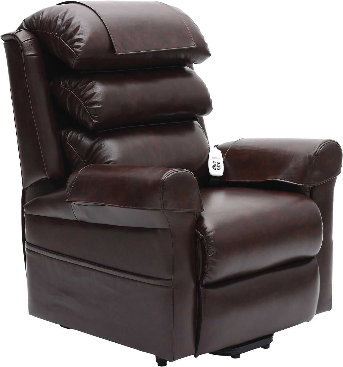 Brown Aidapt Walmesley, Electric Dual Motor Rise &amp; Recline Chair, For Elderly and Disabled