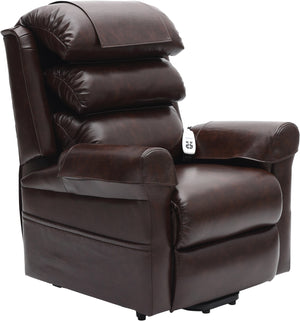 Brown Aidapt Walmesley, Electric Dual Motor Rise & Recline Chair, For Elderly and Disabled
