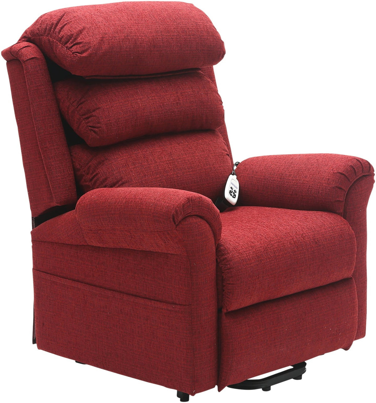 Red Aidapt Walmesley, Electric Dual Motor Rise &amp; Recline Chair, For Elderly and Disabled