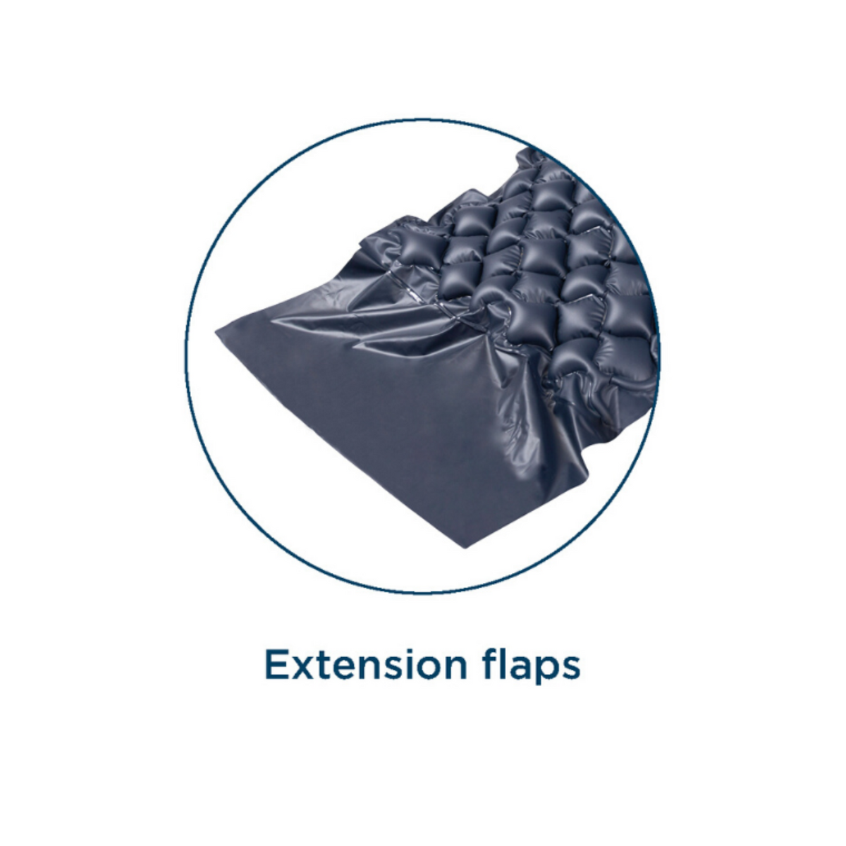 Alerta Bubble 2 | Lightweight Pressure Relieving Mattress System for Low-Risk Pressure | Ulcer Prevention and Treatment extension flaps
