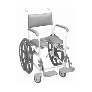 Chiltern Invadex, Aidapt Aquamaster | Self Propelled Shower Commode Wheelchair | Wheeled Toilet Commode
