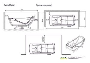 Astor Bannerman Avero Motion G Bath illustrated specifications