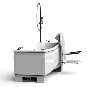 Astor Bannerman Compact DCII Height Adjustable Bath with seat lift hoist